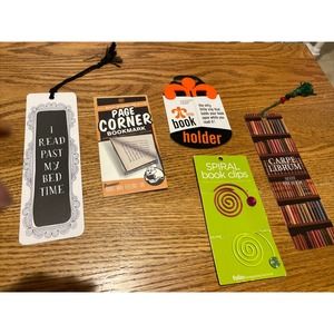 Lot Of Book Holder And Bookmarks For Book Lover Gift